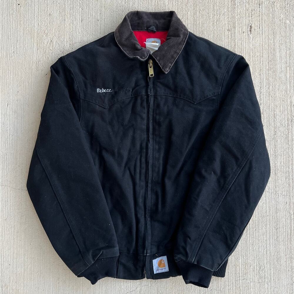 Carhartt Santa Fe black work wear jacket
